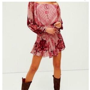 ❤️ Free People Seven Wonders Mini Dress NWT